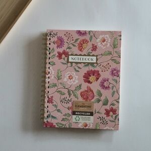 Clementine Paper Inc Floral Large Spiral Hardcover Ruled Notebook